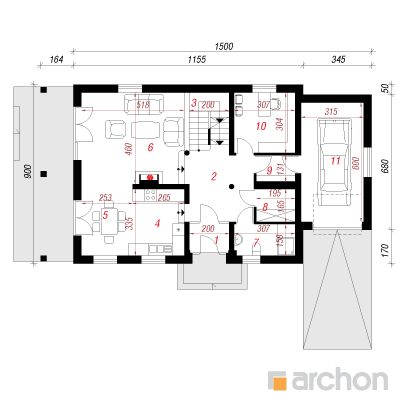 Haus unter den Akazien
