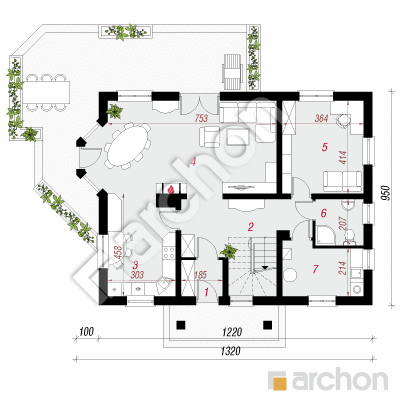 Haus in den Maiglöckchen