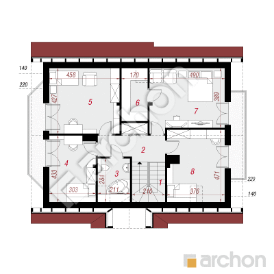 Haus in den Maiglöckchen