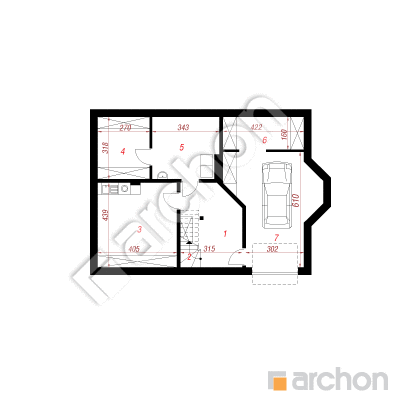 Haus in den Brombeeren