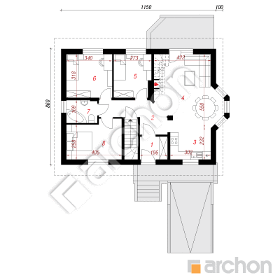 Haus in den Brombeeren
