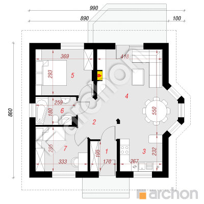 Haus in den Beeren