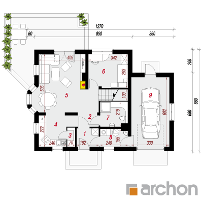 Haus in den Rhododendronen 2