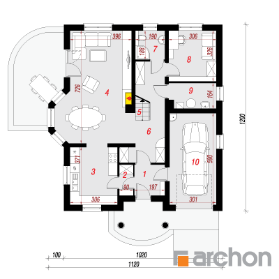 Haus im Thymian