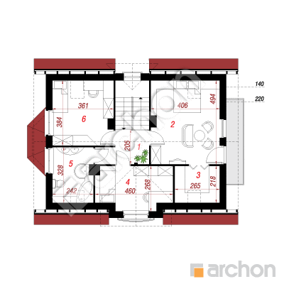 Haus im Koriander
