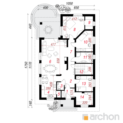 Haus in Ingwer