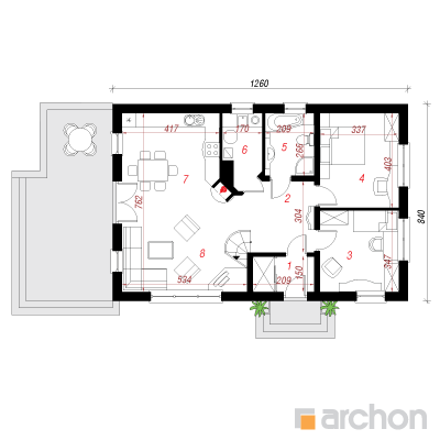 Haus in der Arnika (DG)
