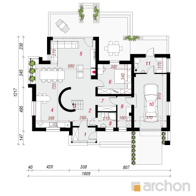 Haus unter dem Amberbaum