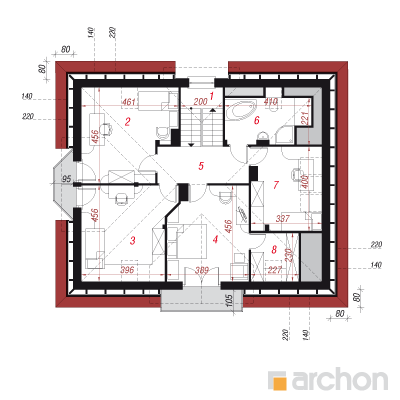 Haus in den Sonnenhutblumen 3