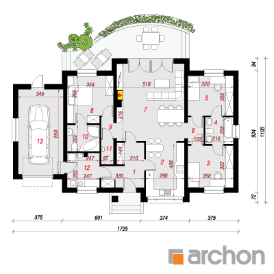 Haus in der Akebie