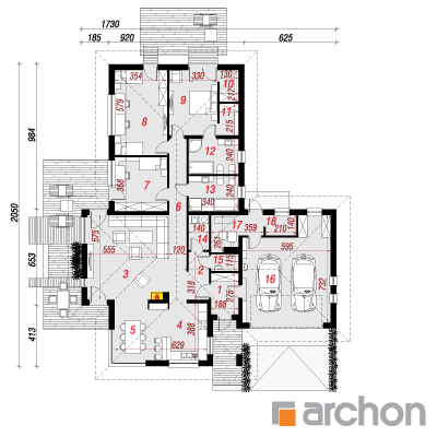 Haus in die Amarant