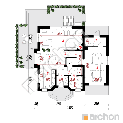 Haus unter den Antonowka-Apfelbäumen 2 (G) 
