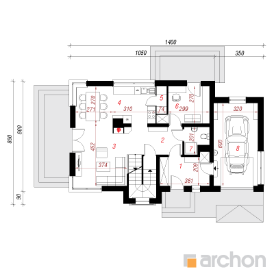 Haus in den Amaryllis (K) 
